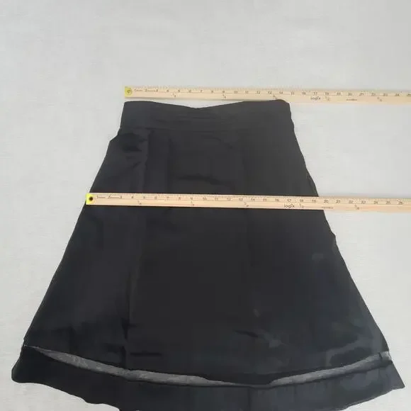 Marc Jacobs Silk ladies skirt black Size 10 dark feminine formal minimalistic - Picture 5 of 11
